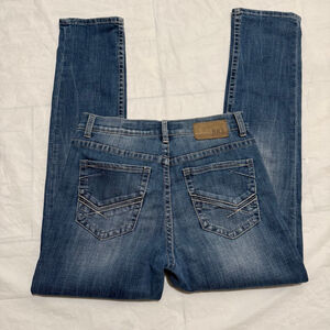 BKE Men’s Alec Straight Leg Blue Jeans Waist 29